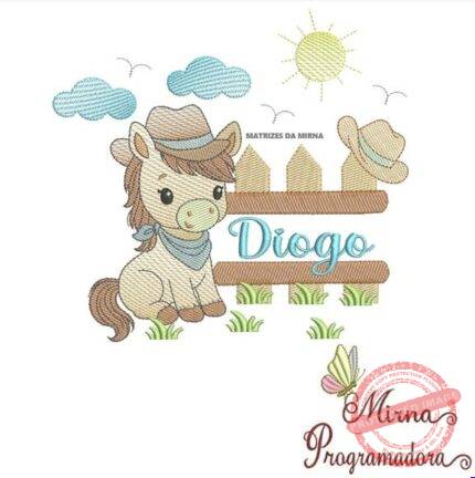 Matriz de Bordado - Diogo (fazemos Qualquer Nome)