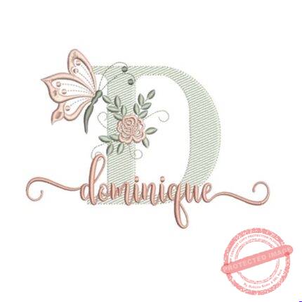 Matriz de Bordado - Dominique