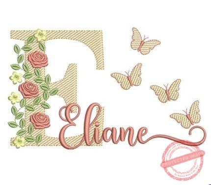 Matriz de Bordado - Eliane (fazemos Qualquer Nome)