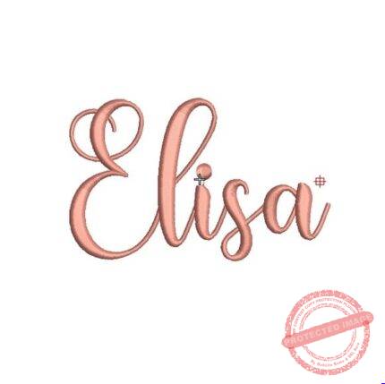 Matriz de Bordado - Elisa