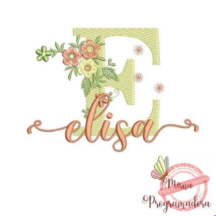 Matriz de Bordado - Elisa (fazemos Qualquer Nome)