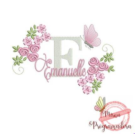Matriz de Bordado Emanuelle