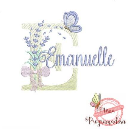 Matriz de Bordado - Emanuelle Lavanda