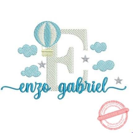 Matriz de Bordado - Enzo Gabriel (fazemos Qualquer Nome)