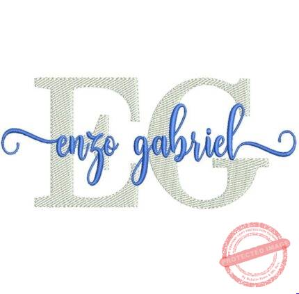 Matriz de Bordado - Enzo Gabriel (fazemos Qualquer Nome)