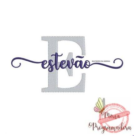 Matriz de Bordado - Estevão (fazemos Qualquer Nome)