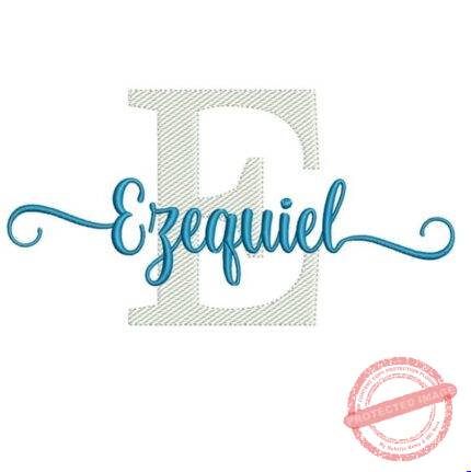Matriz de Bordado - Ezequiel (fazemos Qualquer Nome)