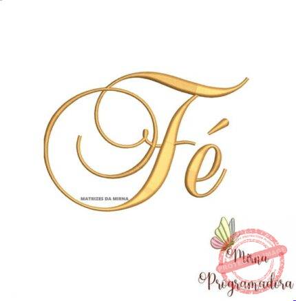 Matriz de Bordado - Fé