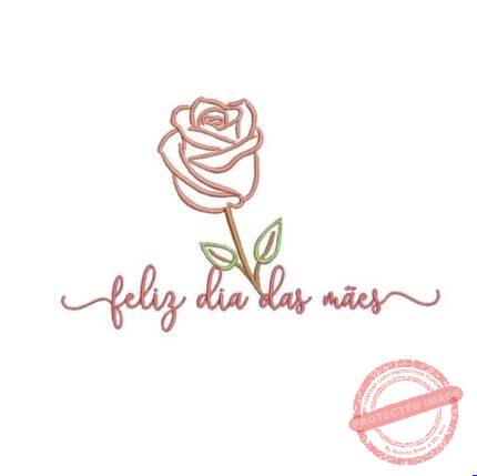 Matriz de Bordado - Feliz Dia das Mães