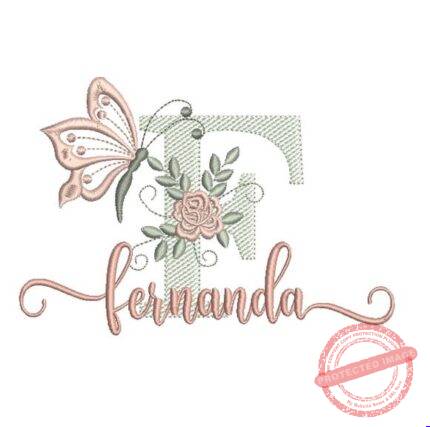 Matriz de Bordado - Fernanda (fazemos Qualquer Nome)