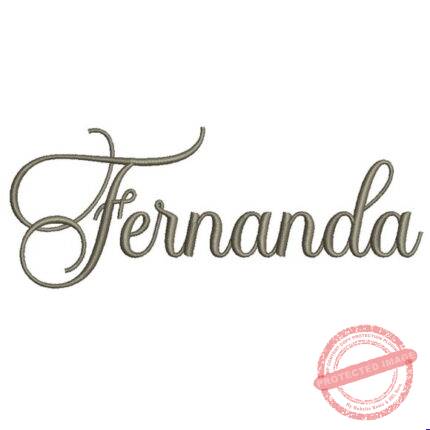 Matriz de Bordado - Fernanda (fazemos Qualquer Nome)