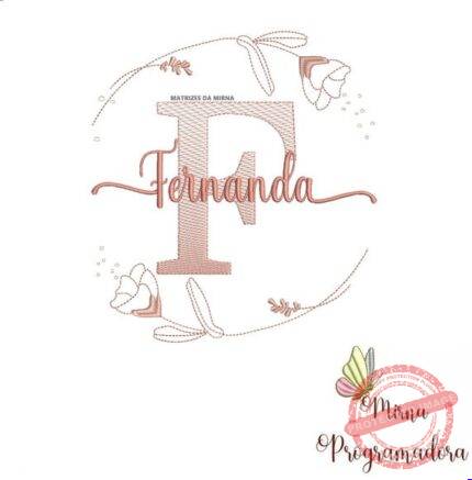 Matriz de Bordado - Fernanda (fazemos Qualquer Nome)