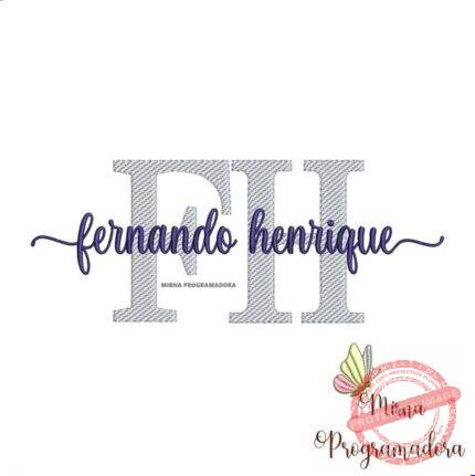 Matriz de Bordado - Fernando Henrique