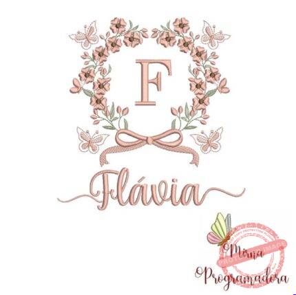 Matriz de Bordado - Flávia