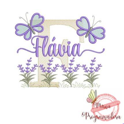 Matriz de Bordado - Flávia (fazemos Qualquer Nome)