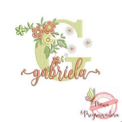Matriz de Bordado - Gabriela (fazemos Qualquer Nome)