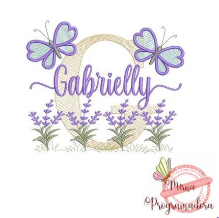 Matriz de Bordado - Gabrielly (fazemos Qualquer Nome)