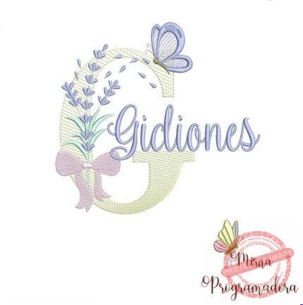 Matriz de Bordado - Gidiones Lavanda