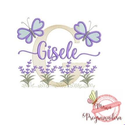 Matriz de Bordado - Gisele (fazemos Qualquer Nome)