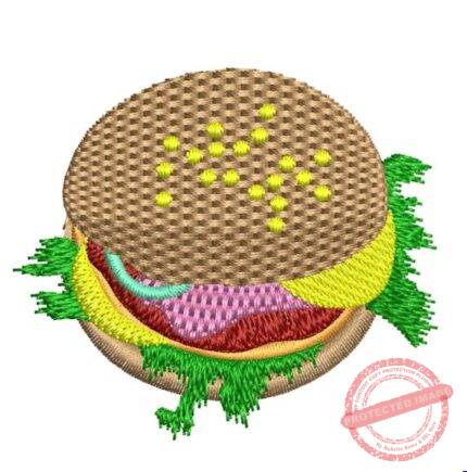 Matriz de Bordado - Hamburger