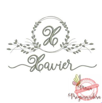 Matriz de Bordado - Havier (fazemos Qualquer Nome)