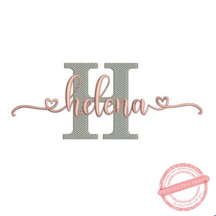 Matriz de Bordado - Helena (fazemos Qualquer Nome)