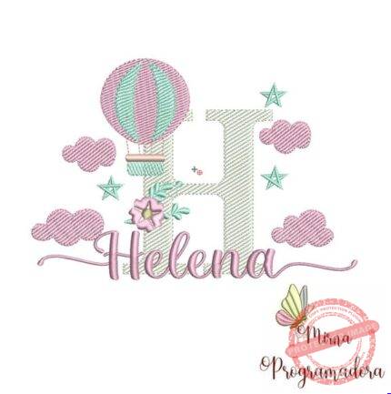 Matriz de Bordado - Helena (fazemos Qualquer Nome)