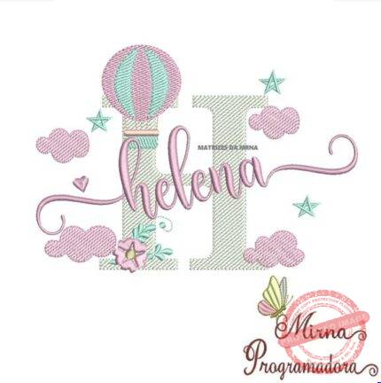 Matriz de Bordado - Helena (fazemos Qualquer Nome)