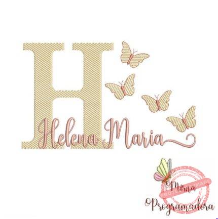 Matriz de Bordado - Helena Maria (fazemos Qualquer Nome)