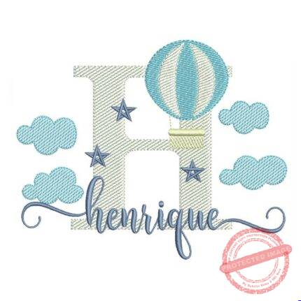 Matriz de Bordado - Henrique (fazemos Qualquer Nome)