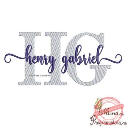 Matriz de Bordado - Henry Gabriel