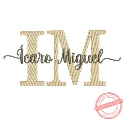 Matriz de Bordado - Ícaro Miguel (fazemos Qualquer Nome)