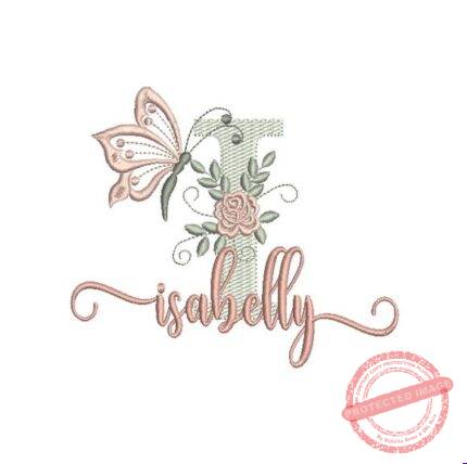 Matriz de Bordado - Isabelly (fazemos Qualquer Nome)