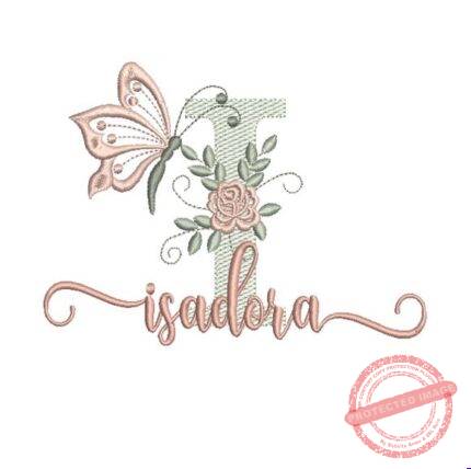 Matriz de Bordado - Isadora (fazemos Qualquer Nome)