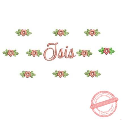 Matriz De Bordado - Isis