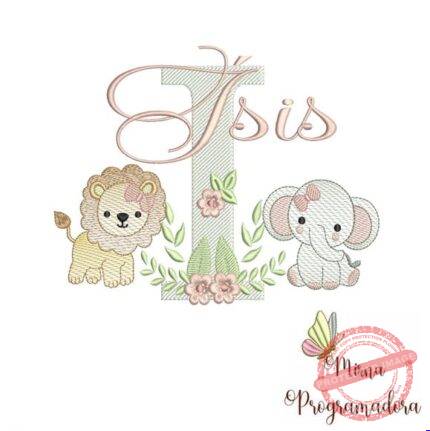 Matriz de Bordado - Isis (fazemos Qualquer Nome)