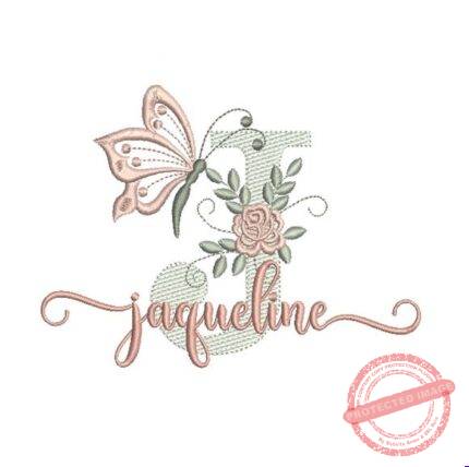 Matriz de Bordado - Jaqueline (fazemos Qualquer Nome)