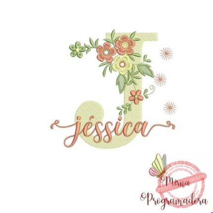 Matriz de Bordado - Jéssica (fazemos Qualquer Nome)