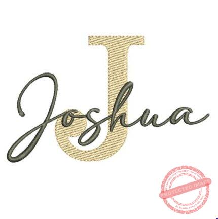 Matriz de Bordado - Joshua (fazemos Qualquer Nome)