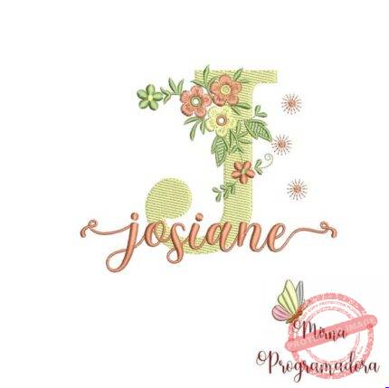 Matriz de Bordado - Josiane (fazemos Qualquer Nome)