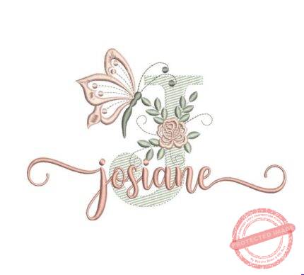Matriz de Bordado - Josiane (fazemos Qualquer Nome)