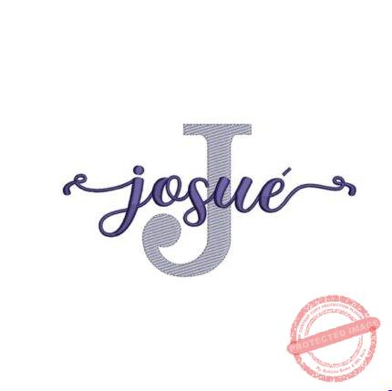 Matriz de Bordado - Josué(fazemos Qualquer Nome)