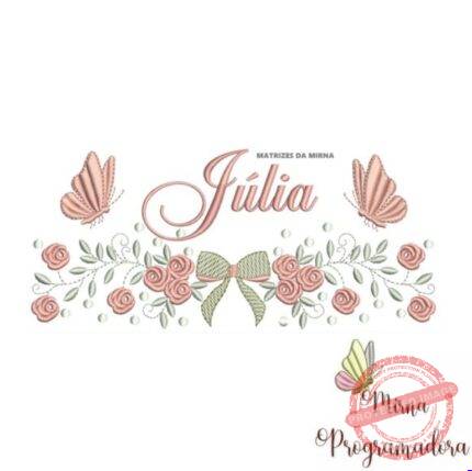 Matriz de Bordado - Júlia (fazemos Qualquer Nome)