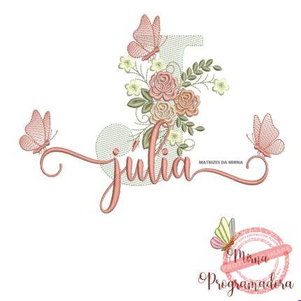 matriz de bordado julia