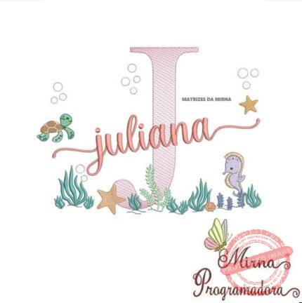 Matriz de Bordado - Juliana (fazemos Qualquer Nome)