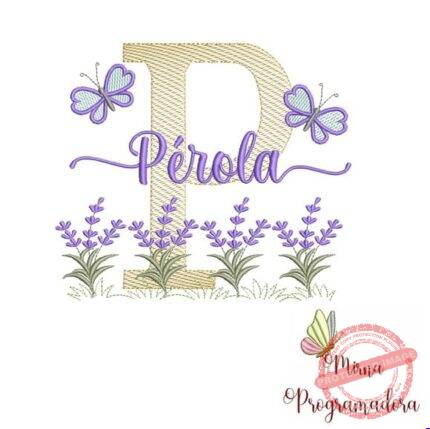 Matriz de Bordado - Pérola (fazemos Qualquer Nome)