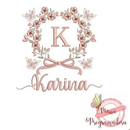 Matriz de Bordado - Karina