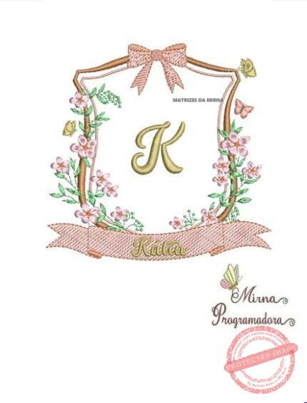 Matriz de Bordado - Katia Brasao Raminho Flores