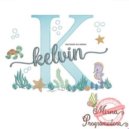 Matriz de Bordado - Kelvin (fazemos Qualquer Nome)