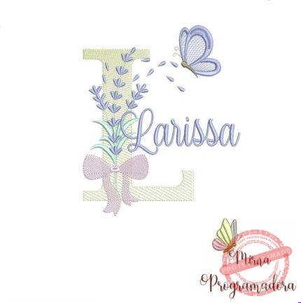 Matriz de Bordado - Larissa Lavanda